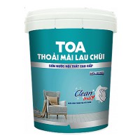 Sơn nội thất Toa Thoải Mái Lau Chùi Siêu Bóng - 18L